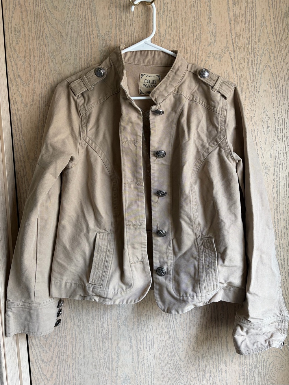 Old Navy Beige Military-Style Jacket